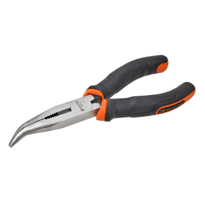 Pinza de Punta Curva de 6" con Mango Bimaterial. TACTIX