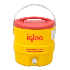 Tanque para Agua Fría Plástico 3 Galones Amarillo Igloo. IGLOO