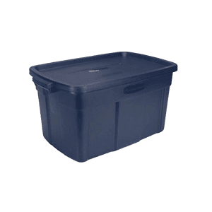 Caja Organizadora Plástica de 31 Galones con Tapa Roughneck. RUBBERMAID COMMERCIAL