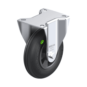 Rueda 5" Fija Caucho Blando 125 X 37.5Mm 50Kg Rod Aguja. BLICKLE - Imagen 1