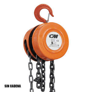 Malacate a Cadena Serie 622-A 5 Toneladas sin Cadena. COLUMBUS MCKINNON
