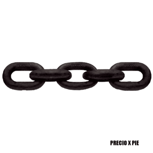 Cadena de 1/2 Grado 80 Negra 13 MM Diámetro con Capacidad de 5,400 Kg . COLUMBUS MCKINNON - Imagen 1