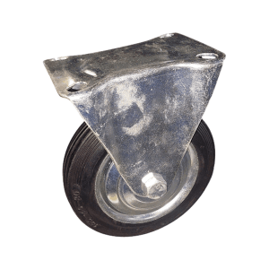 Rueda De Caucho Met Fija 6". FORTEN - Imagen 1