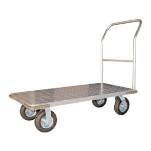 Carretilla 4 Ruedas 1,100 Lbs Plataforma Aluminio. PROSOURCE