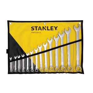 Llave Combinada de 1/4 a 15/16 12PT Anti-Slip con Juego de 14 Piezas. STANLEY