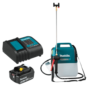 Bomba para Fumigar Inalámbrica de 18V con 1.32 Galones (5 Litros) con Batería 3 Amperios y Cargador. MAKITA - Imagen 1