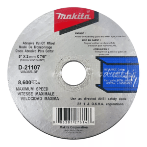 Disco De Corte Metal Plano 7" X 5/64 X 7/8Wa36R Inoxidable. MAKITA - Imagen 1