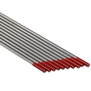 Electrodo Tungsteno TIG 1/16 Punto Rojo Inoxidables, Acero Al Carbón, Titanio, Níquel y Cobre. FORTEN