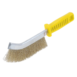 Cepillo de Alambre Bronce de 7" con Mango Plástico Amarillo. ONSITE - Imagen 1