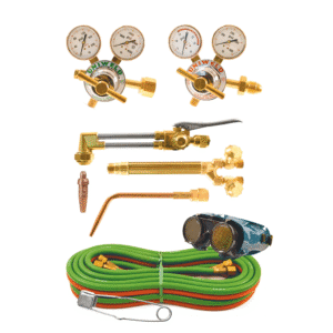 Equipo para Soldar Y Cortar Mediano CGA300 Juego 9 Piezas. UNIWELD - Imagen 1