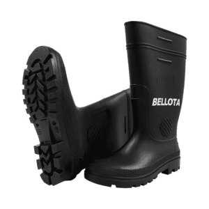 Bota de Caucho PVC Talla #7 (26) Color Negra. BELLOTA
