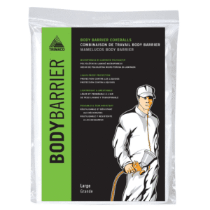 Overol Poliolefina Color Blanco Talla Large Reusable. TRIMACO