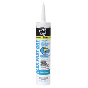 Sellador de Tubo Látex Silicon Color Blanco de 10.1 Onzas Pintable. DAP PRODUCTS INC
