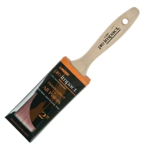 Brocha de 2" Poliéster Pro con Mango Madera Natural. LINZER PRODUCTS