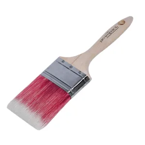 Brocha de 2-1/2 Poliéster Pro con Mango Madera Natural. LINZER PRODUCTS