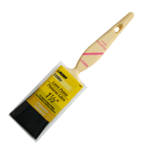 Brocha de 1-1/2 Poliéster con Mango Plástico Color Amarillo. LINZER PRODUCTS - Imagen 1