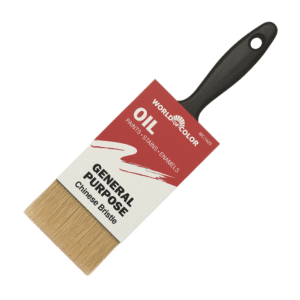 Brocha de 2" Fibra Natural para Pintura Aceite con Mango Plástico. LINZER PRODUCTS - Imagen 1