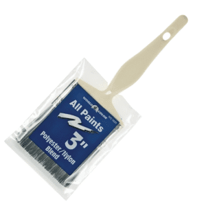 Brocha de 3" Poliéster / Nylon con Mango Plástico Amarillo. LINZER PRODUCTS - Imagen 1