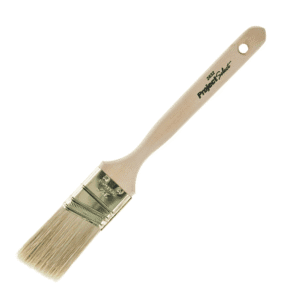 Brocha de 1-1/2 Poliéster Angular con Mango Madera Natural. LINZER PRODUCTS - Imagen 1