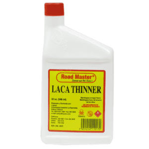 Laca Thinner 1/4 Galón de 32 Onzas (0.94 LT). ROAD MASTER