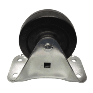 Rueda de Caucho Duro Fija de 4" 1-1/2 con Capacidad 125KG. ALGOOD - Imagen 1