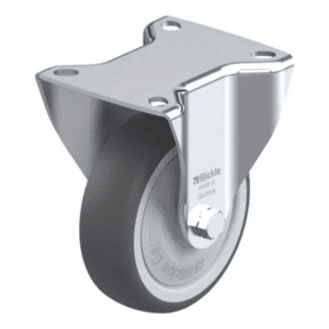 Rueda de 4" Fija Poliuretano Termoplástico de 100 X 32MM 200KG con Rodamiento Bola A.Hilo. BLICKLE