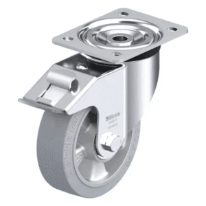 Rueda de 6" Giratoria C/F Caucho Núcleo Aluminio 150 X 50MM 400KG con Rodamiento Bola. BLICKLE - Imagen 1