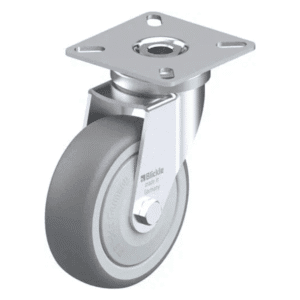 Rueda 3" Giratoria Caucho Termoplast 75 X 25Mm 75Kg Rod Bola. BLICKLE - Imagen 1