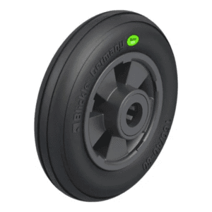 Rueda de 6" Suelta Caucho Blando de 160 X 40 X 20MM 70KG con Rodamiento Aguja. BLICKLE