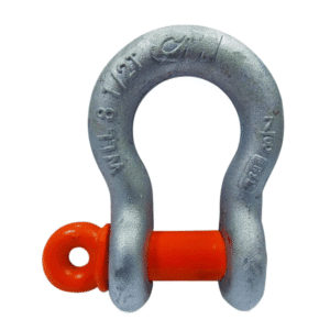 Grillete Curvo de 1-1/4 Galvanizado con Pasador Rosca y Capacidad 14 Toneladas. COLUMBUS MCKINNON - Imagen 1