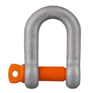 Grillete Recto de 3/8 Galvanizado Pasador Rosca con Capacidad de 1-1/2 Toneladas. COLUMBUS MCKINNON