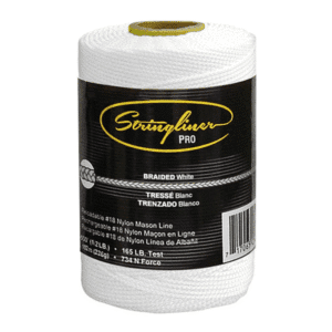Hilo para  Albanil #18 Blanco Nylon (Rollo 500'). STRINGLINER BY US TAPE