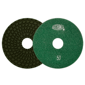 Pad Diamante para Granito Mármol de 4" Grano 50 Easycut. AUSTROMEX - Imagen 1