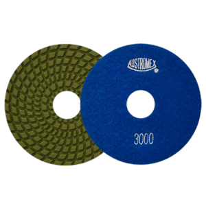 Pad Diamante para Granito Mármol de 4" Grano 3,000 Easycut. AUSTROMEX - Imagen 1