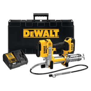 Engrasadora Inalámbrica de 20V Max 14.5 Onzas 10,000 PSI 5OZ/Min con 1 Batería de 4.0 Amperios. DEWALT