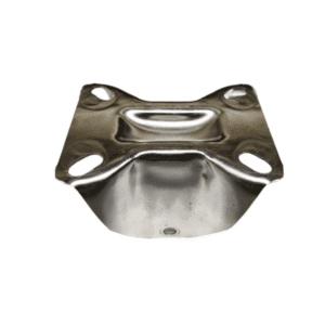 Base Fija para  Rueda 3" Liviana Galvanizado. NOVEX