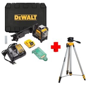 COMBO - DEWALT - Nivel Laser más Trípode Aluminio
