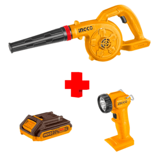 COMBO - INGCO - Sopladora de 20V más Lampara Led más 1 Batería de 2.0 Amperios