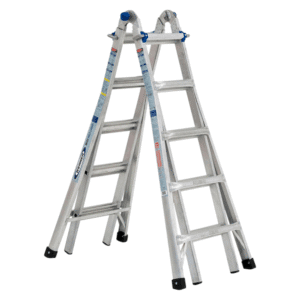 Escalera convert Aluminio 22' Tipo 1A 300Lbs Articulada. WERNER - Imagen 1