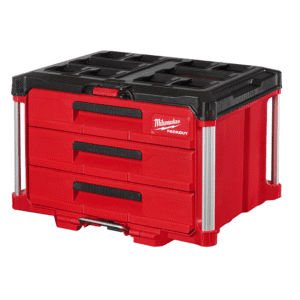 Caja Herramienta Plástico 3 Gaveta 22.2" X 16.3" X 14.3" IP65 Packout. MILWAUKEE