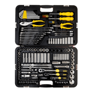 Socket MIX Completo P-1/4 P-3/8 P-1/2 con Juego de 150 Piezas Racing. STANLEY - Imagen 2