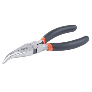 Pinza Punta Curva 6" con Forro Negro. TACTIX - Imagen 1