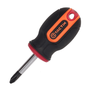 Destornillador Phillips #2 X 1-1/2 Redondo con Mango Bimaterial. TACTIX - Imagen 1