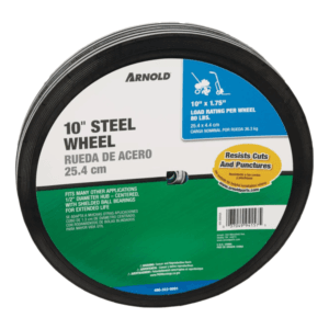 Rueda Semineuma Suelta 10" 1-3/4 X 1/2 Eje Capacidad 36K. ARNOLD - Imagen 1