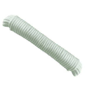 Soga Nylon Color Blanca 3/16 X 50' Trenzada. BARON MFG