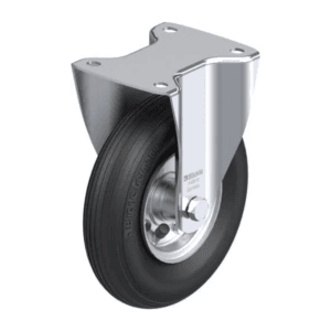 Rueda 8" Fija Caucho Neumatica 200 X 50MM 75KG Rodamiento Aguja. BLICKLE