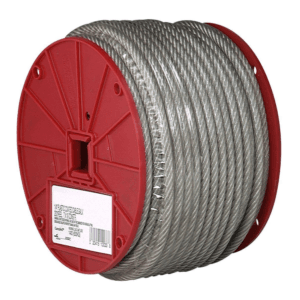 Cable Acero Galvanizado F/Vinil (7X7) 1/8 - 3/16 Capacidad 340 Lbs. CAMPBELL CHAIN