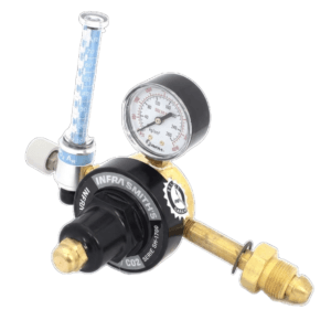 Regulador para CO2 con Flujómetro Pesado CGA320. INFRA