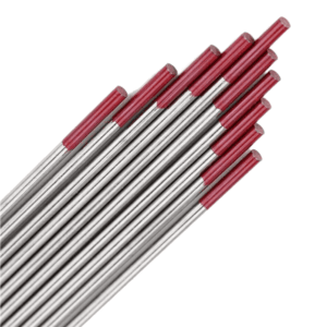 Electrodo Tungsteno TIG 2% Torio 1/8 Punto Rojo Inoxidable, Acero Al Carbón, Titanio, Níquel y Cobre. INFRA