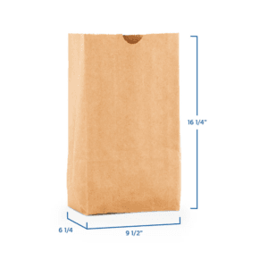 Bolsa de Papel No.35 16-1/4 X 9-1/2 X 6-1/4. GENERICO